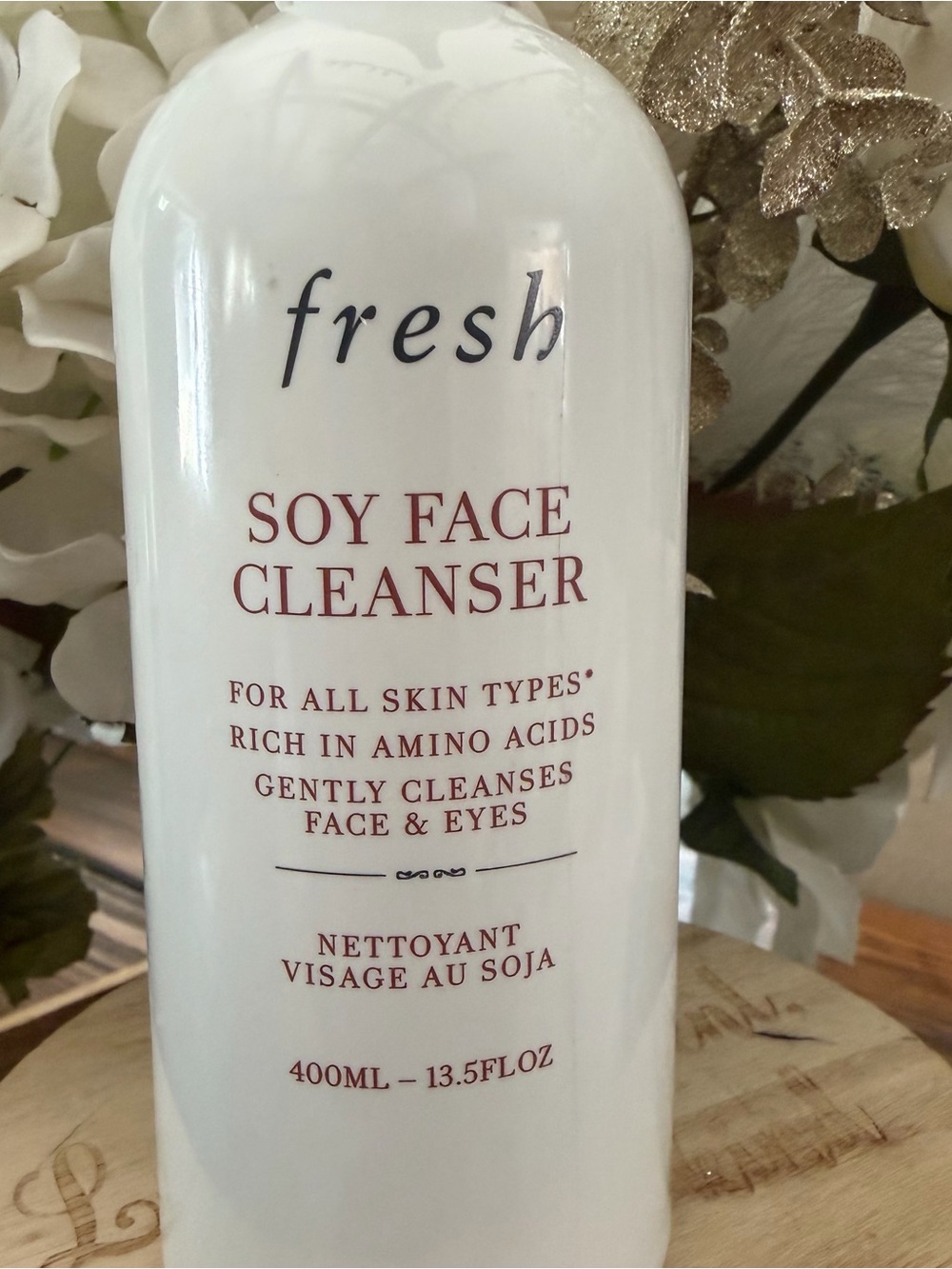 Fresh Soy Face Cleanser 13.5 fl.oz. NEW FOR ALL SKIN TYPES rich in amino acids - Picture 7 of 8